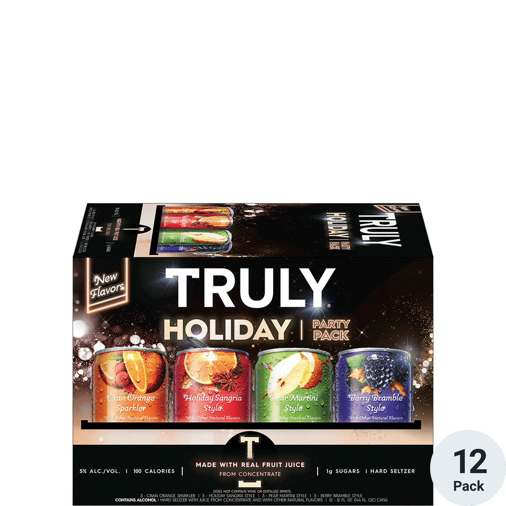 Truly Hard Seltzer Holiday Mix Pack 12pk-12oz Cans