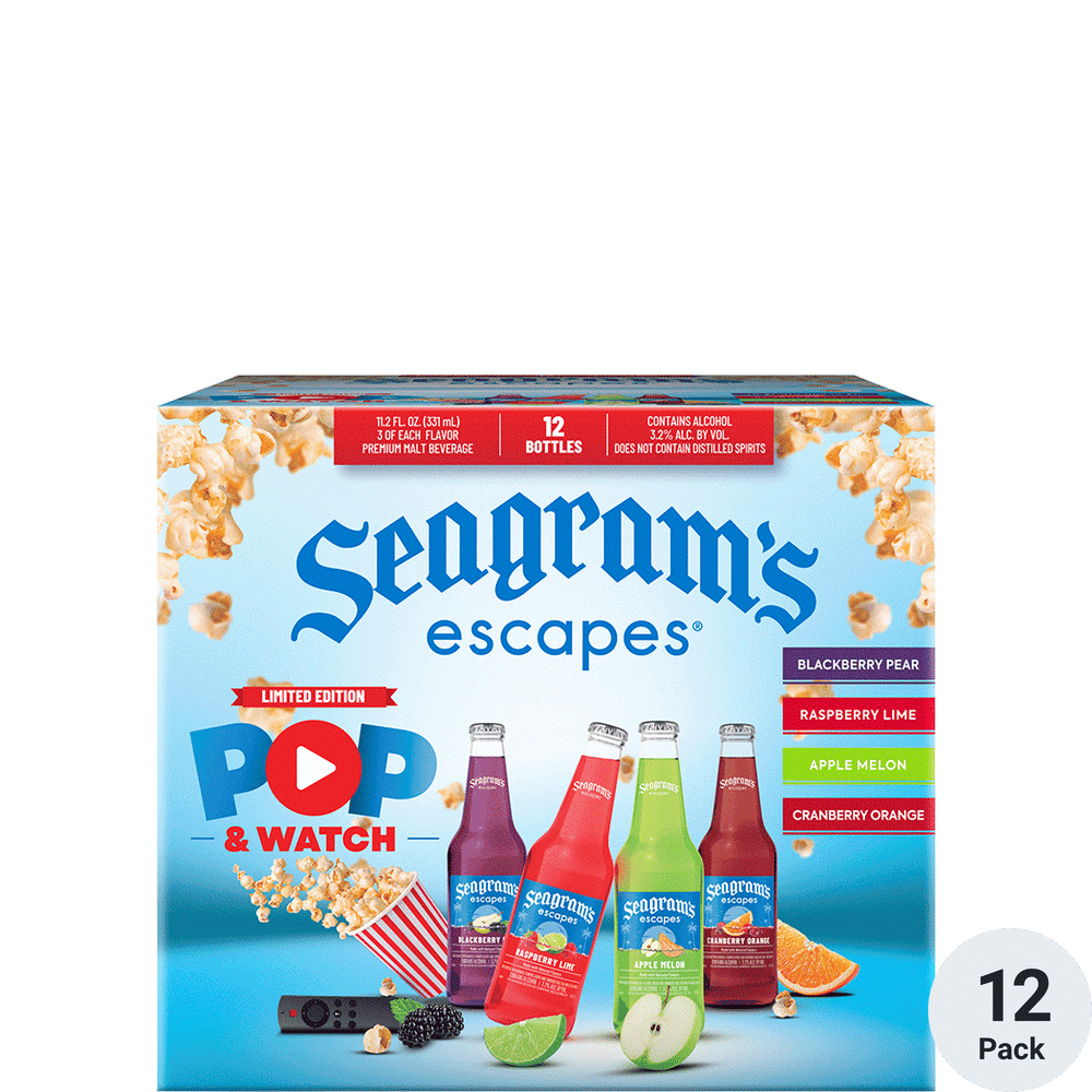 Seagram's Escapes Pop & Watch Total Wine & More