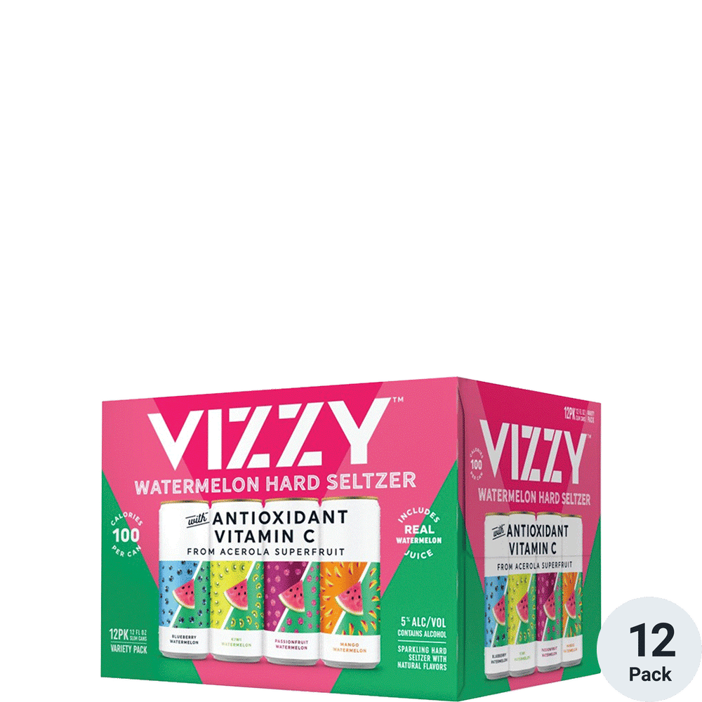 Vizzy Hard Seltzer Watermelon Variety Pack Total Wine & More
