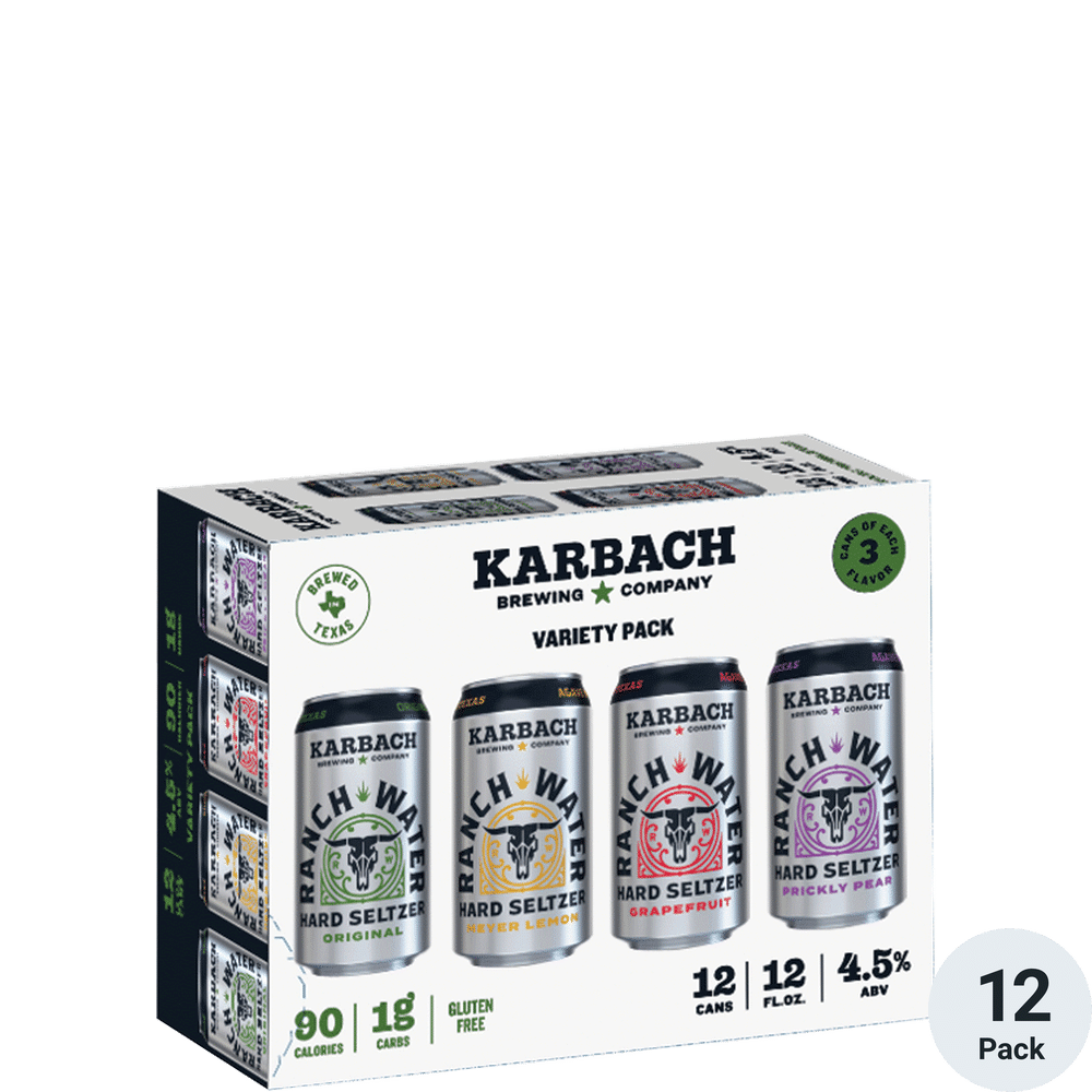 Karbach Ranch Water Variety Pack 12pk-12oz Cans
