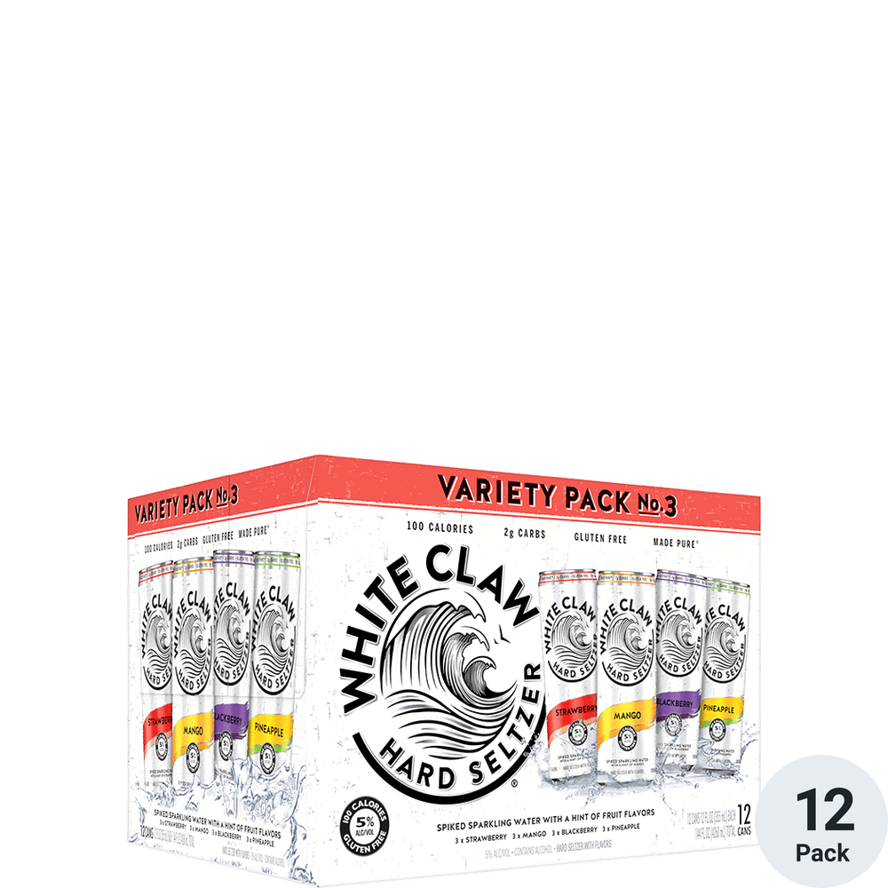 White Claw Hard Seltzer Variety 3 Total Wine & More