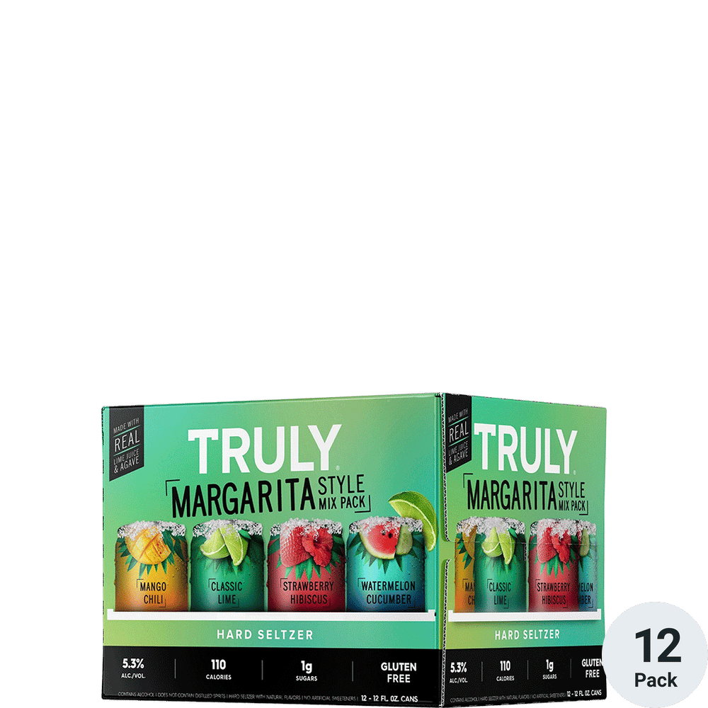 TRULY Margarita Style Hard Seltzer Mix Pack 12pk-12oz Cans