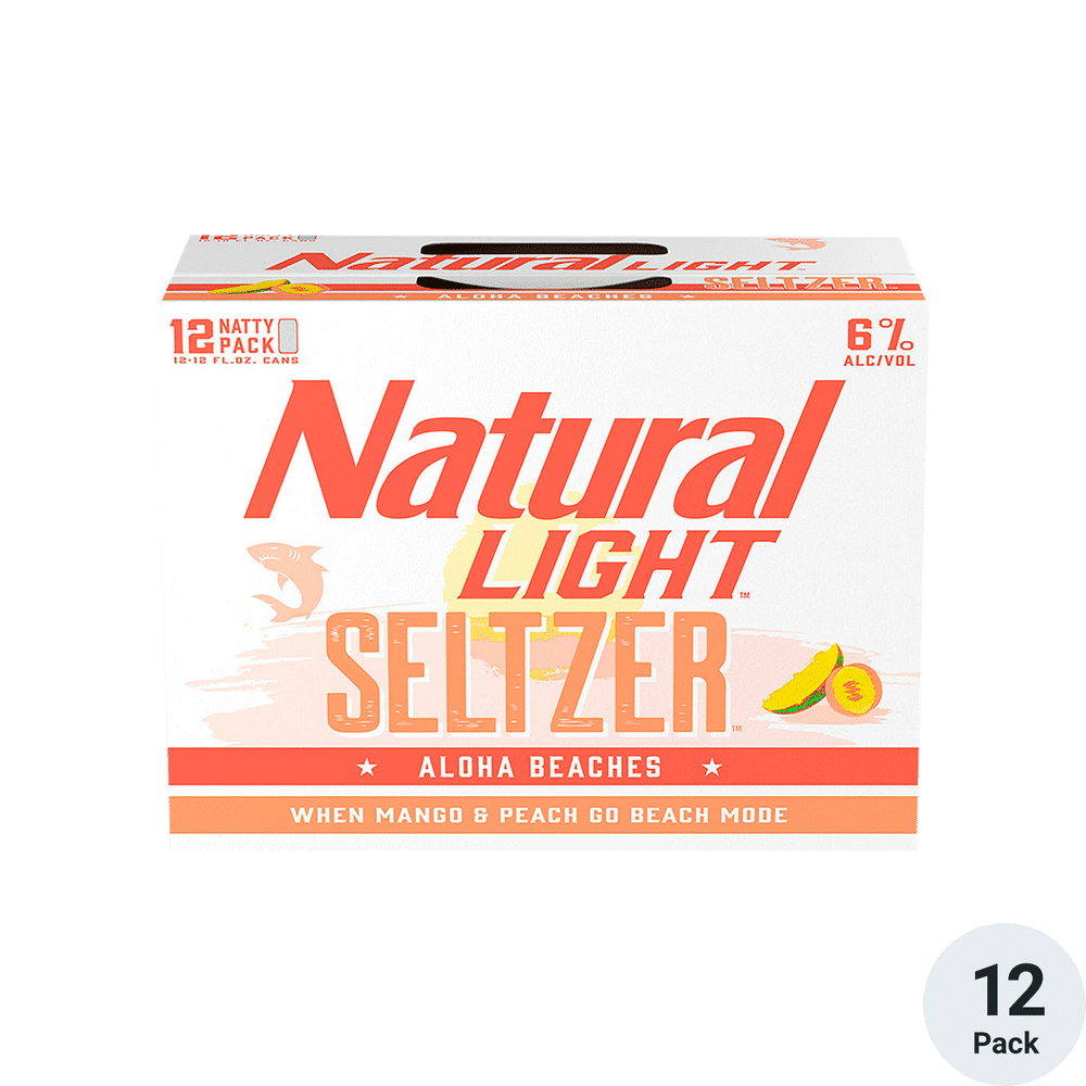 Natural Light Seltzer Aloha Beaches 12pk-12oz Cans
