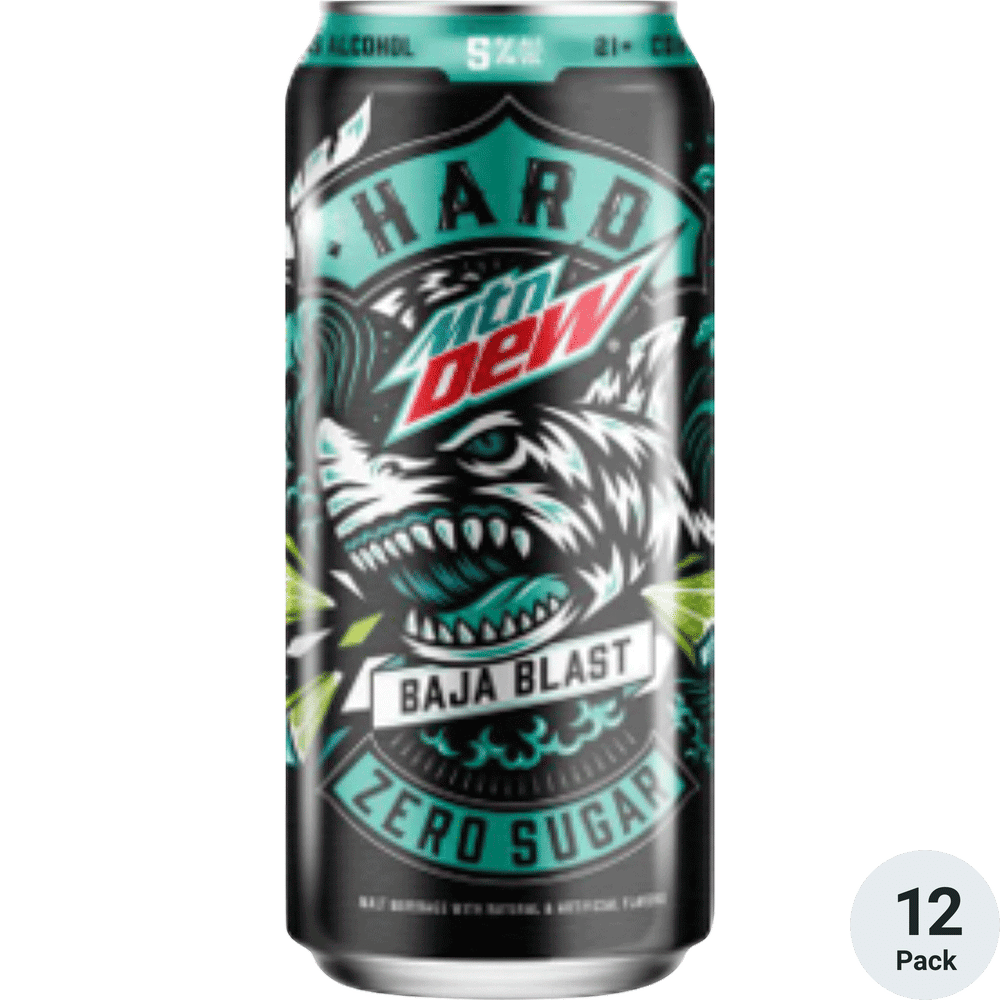 Mountain Dew Baja Blast 12 oz Cans - 12 Pack