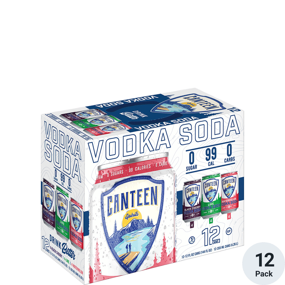 Canteen Variety Pack Vodka Soda Total Wine & More
