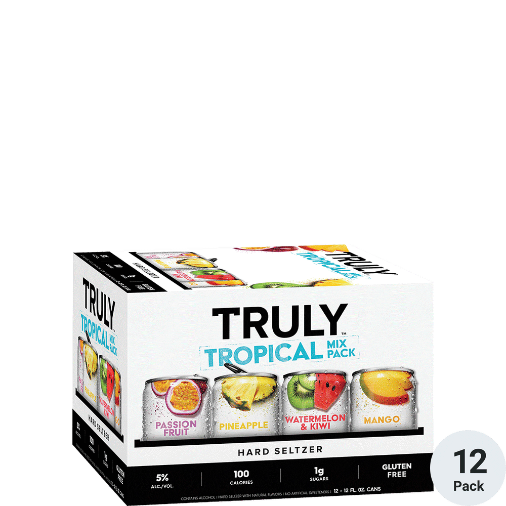 TRULY Tropical Hard Seltzer Variety 12pk-12oz Cans