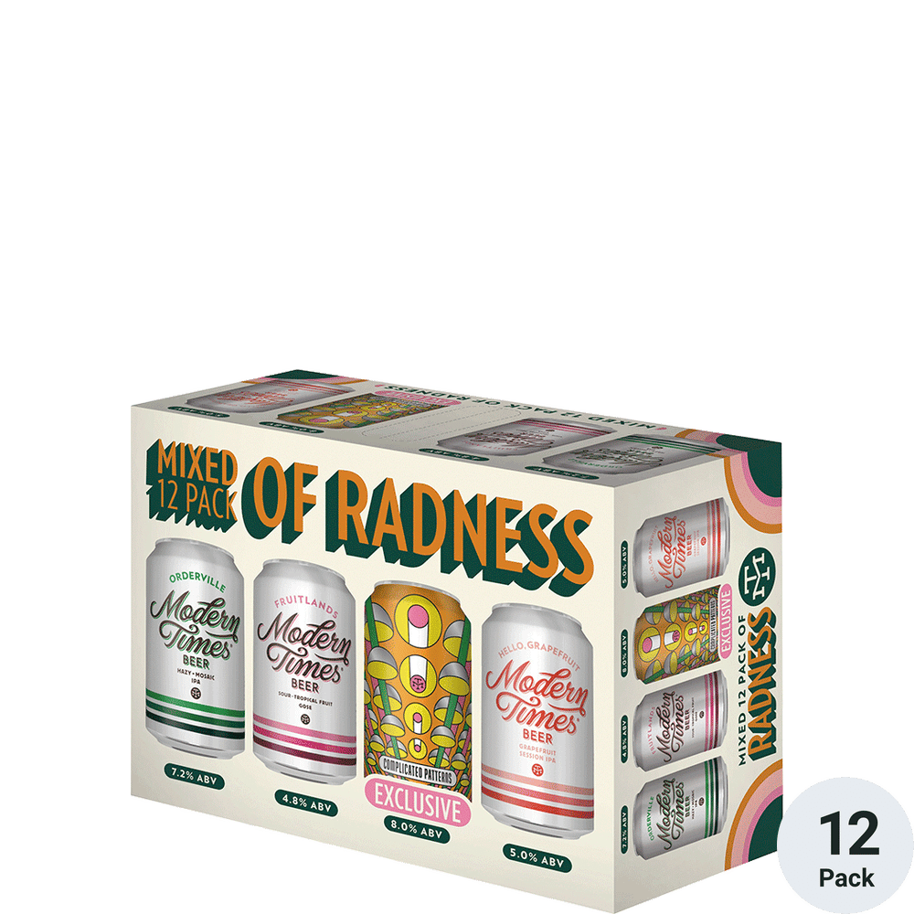 Modern Times Mixed Pack of Radness 12pk-12oz Cans