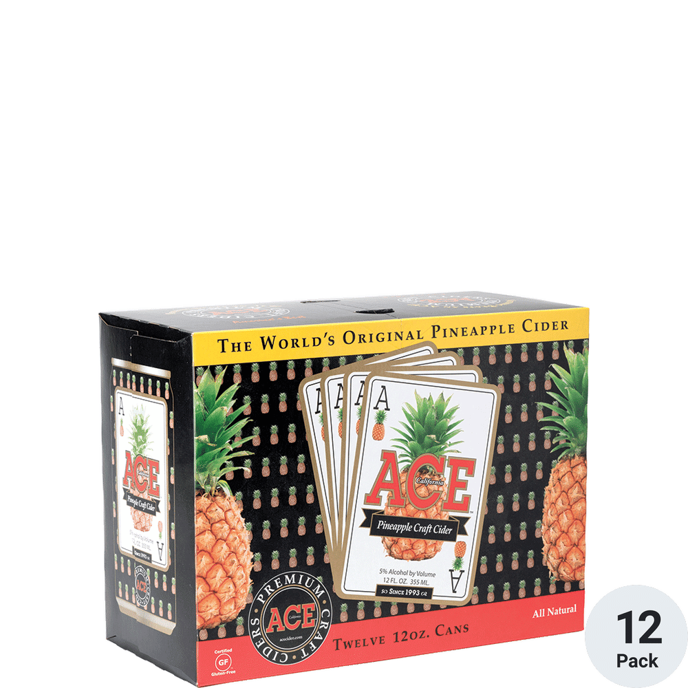 Ace Pineapple Hard Cider 12pk-12oz Cans