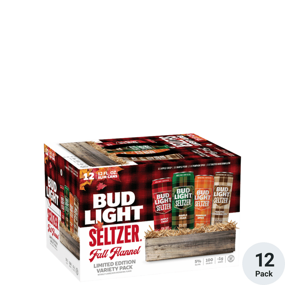 Bud Light Seltzer Fall Flannel Pack 12pk-12oz Cans