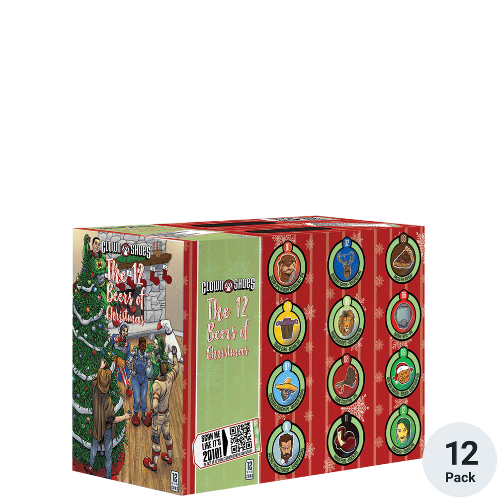 Clown Shoes 12 Beers of Christmas 12pk-12oz Cans