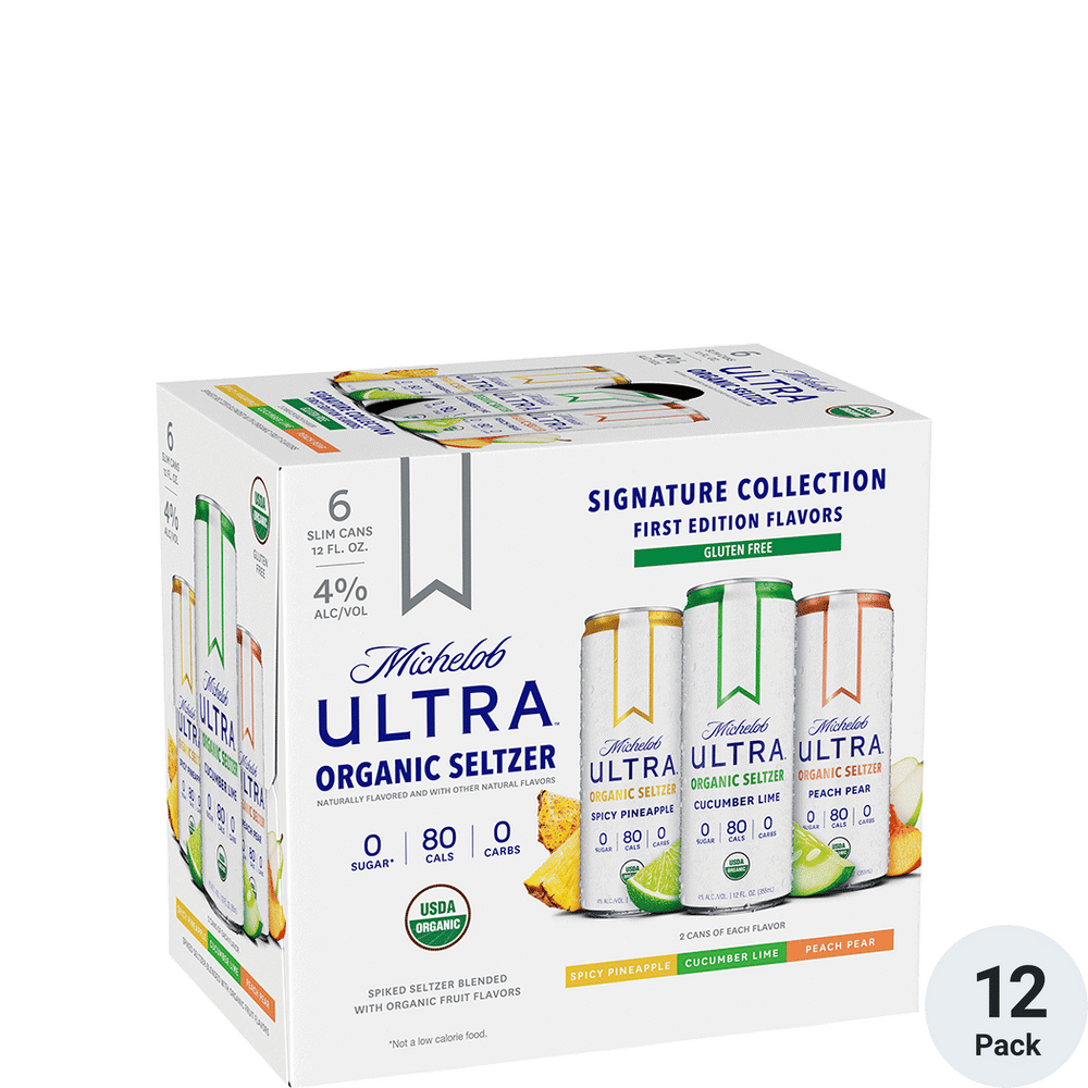 Michelob Ultra Pure Organic Hard Seltzer Signature Collection 12pk-12oz Cans