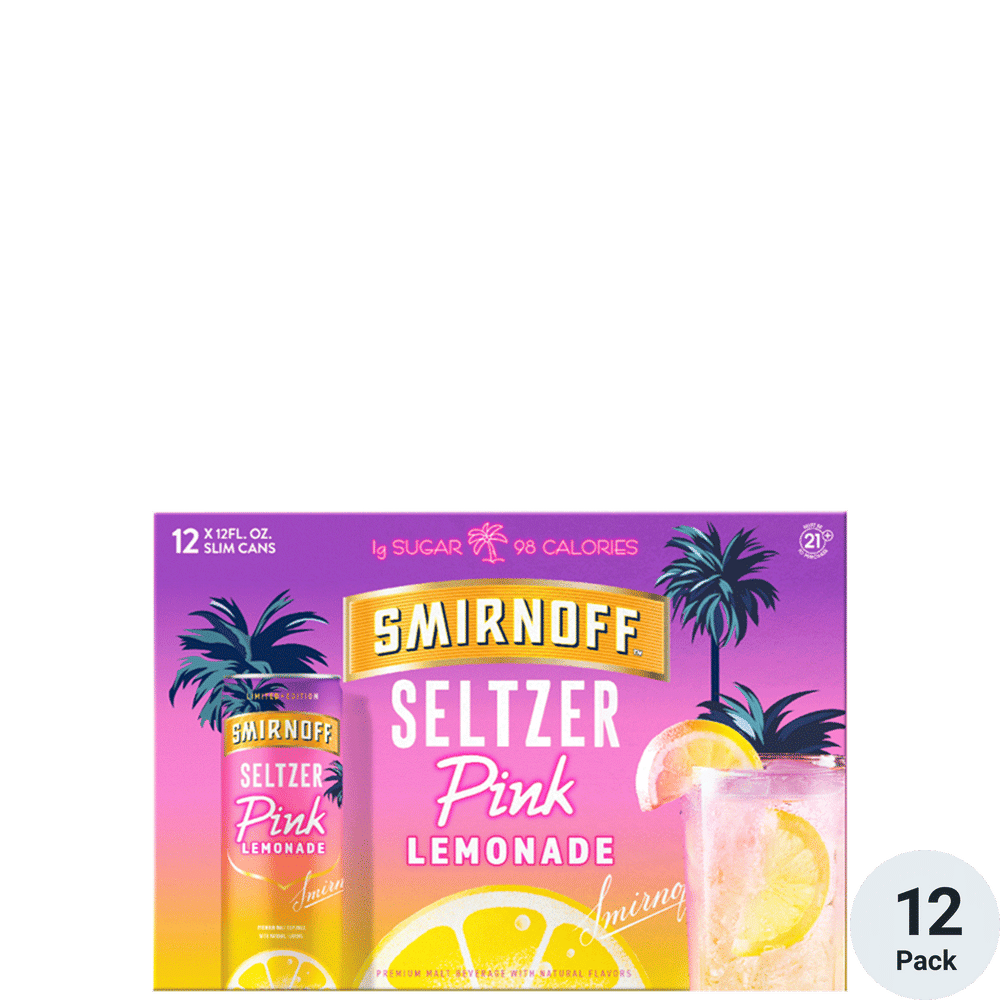 Smirnoff Seltzer Pink Lemonade Total Wine & More