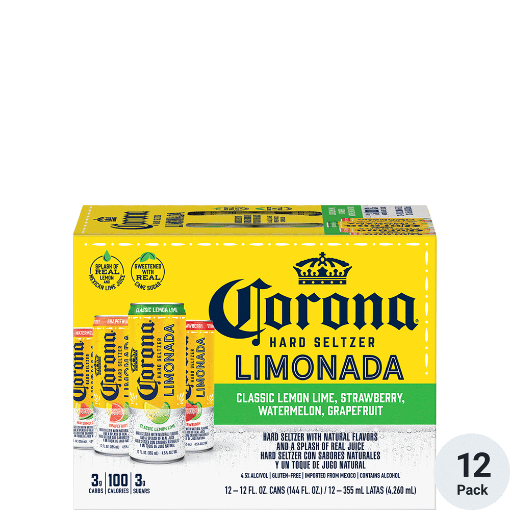 Corona Hard Seltzer Limonada 12pk-12oz Cans