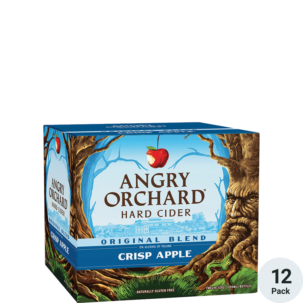 Angry Orchard Crisp Hard Apple Cider 12pk-12oz Btls