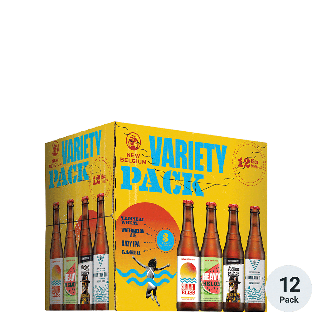 New Belgium Variety Pack 12pk-12oz Btls