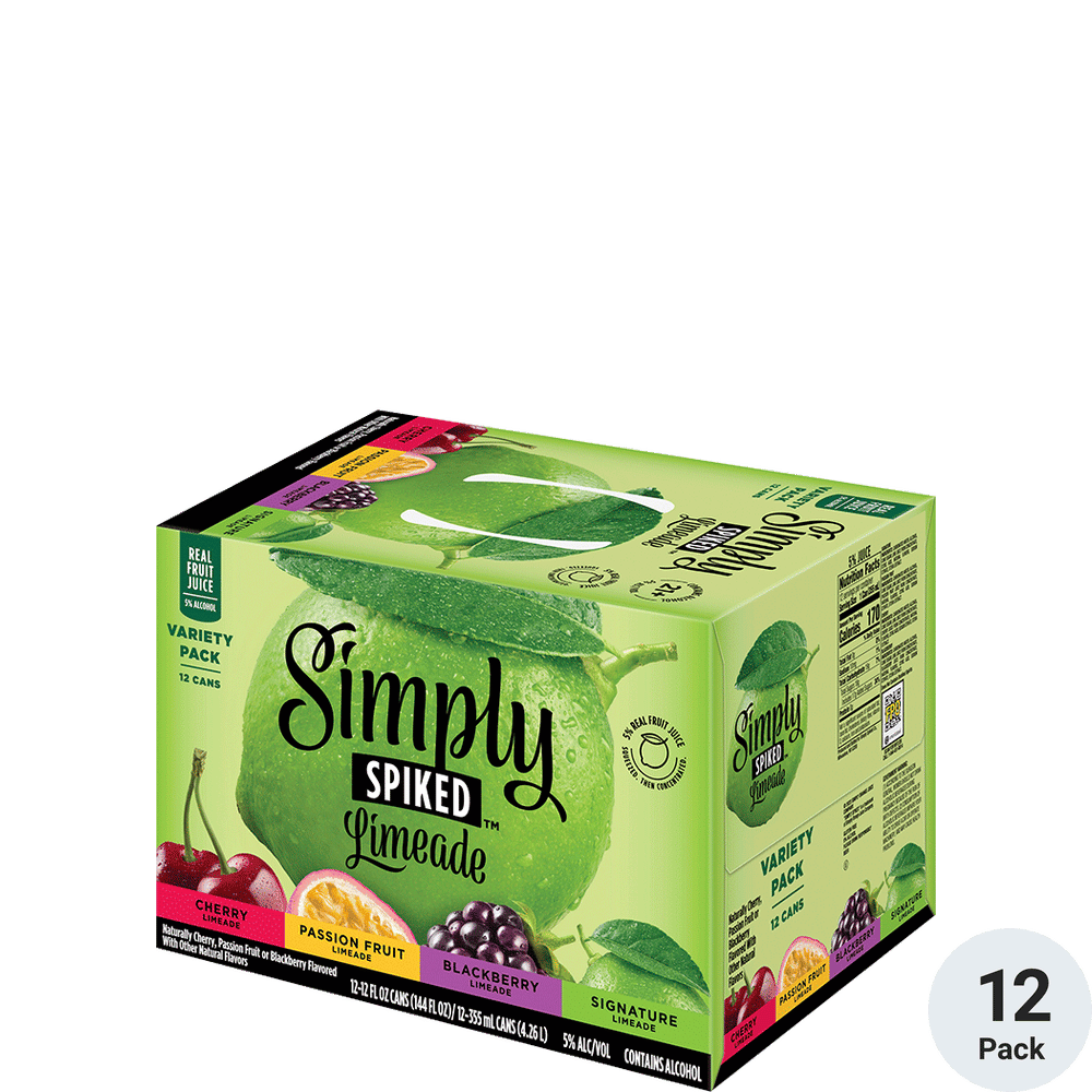 Simply Spiked Limeade Variety Pack 12pk-12oz Cans