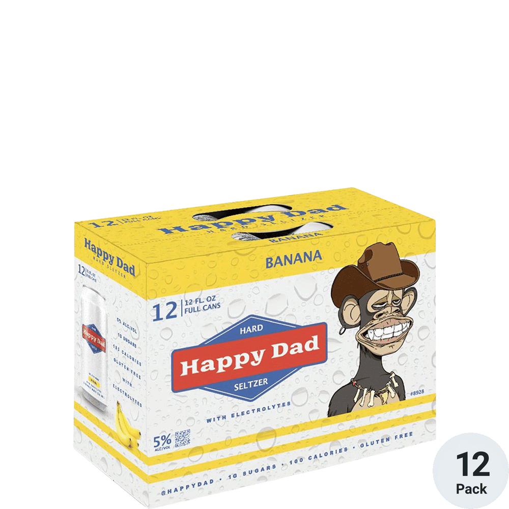 Happy Dad Hard Seltzer Banana Total Wine & More
