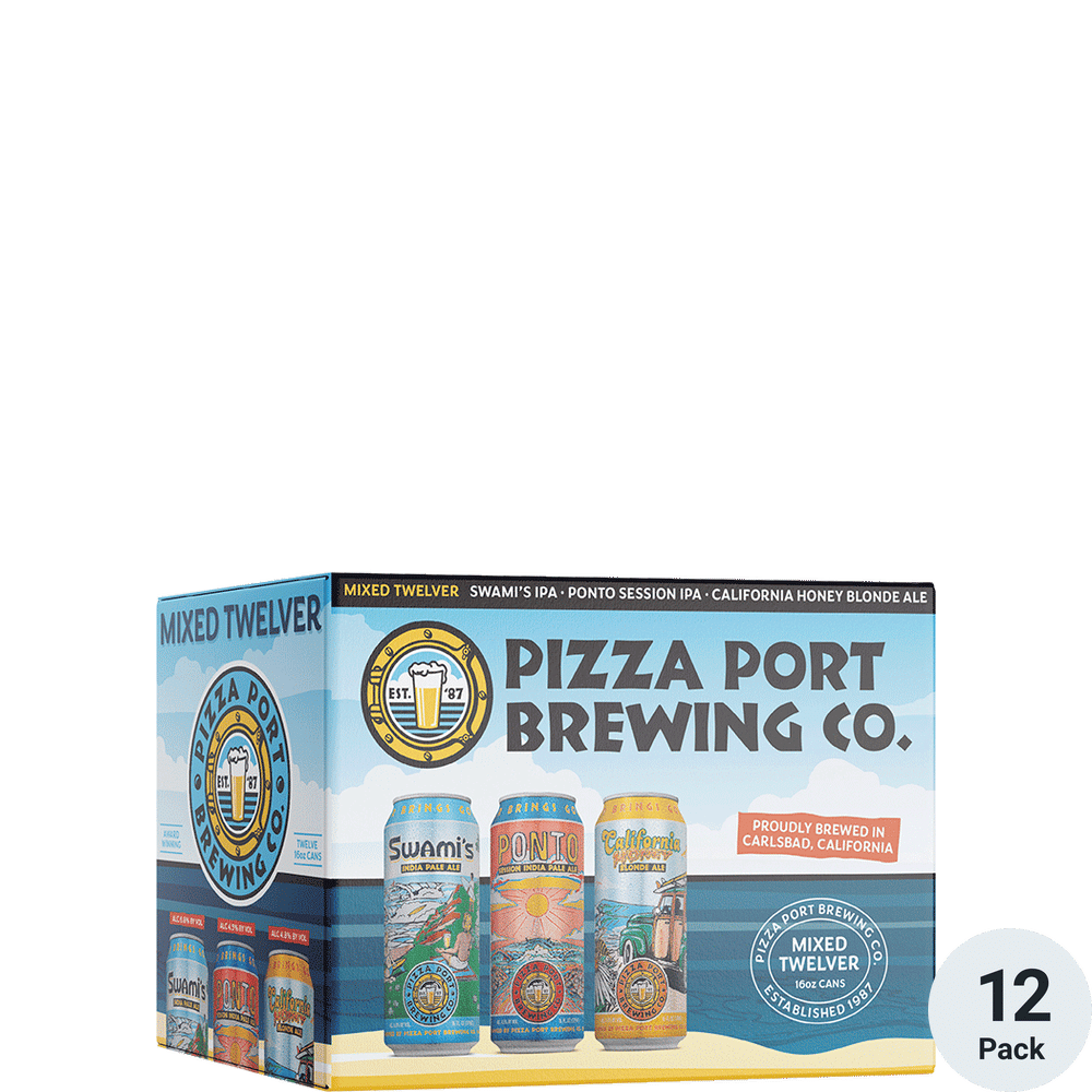 Pizza Port Hoppy Variety 12pk-16oz Cans