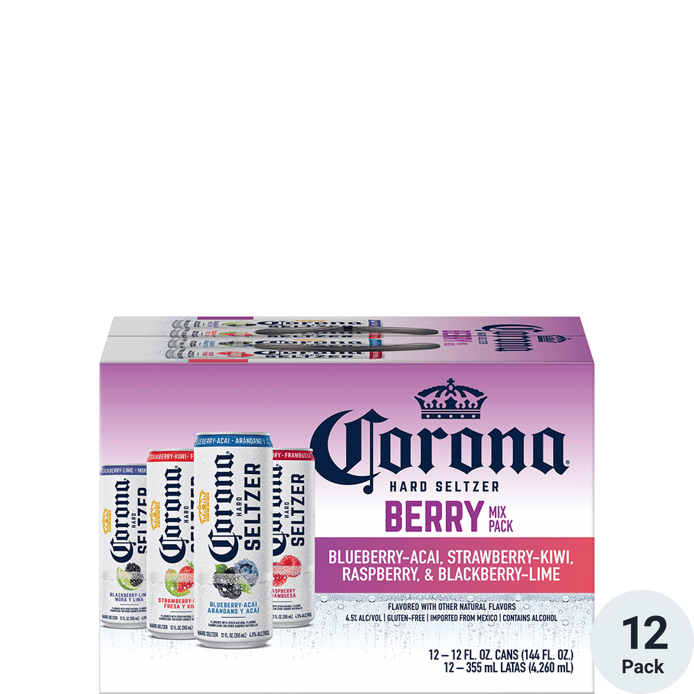 Corona Hard Seltzer Berry Variety 12pk-12oz Cans