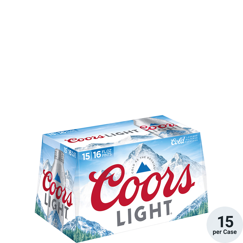 Coors Light 15-16oz AlmBtls