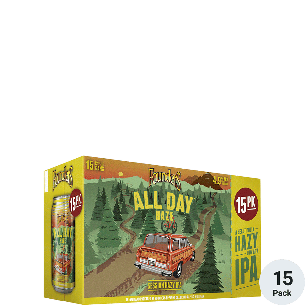 Founders All Day Haze 15pk-12oz Cans