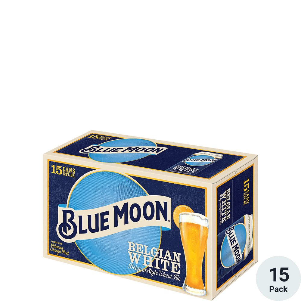Blue Moon Belgian White Belgian-Style Wheat Ale 15pk-12oz Cans