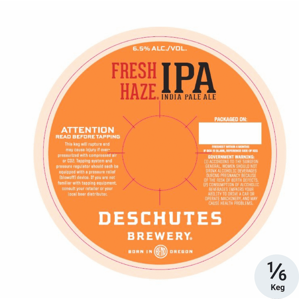 Deschutes Fresh Haze IPA