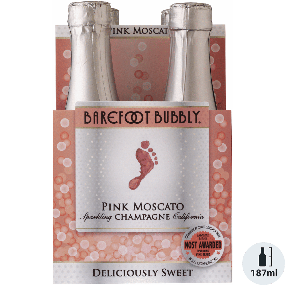 Barefoot Bubbly Pink Moscato