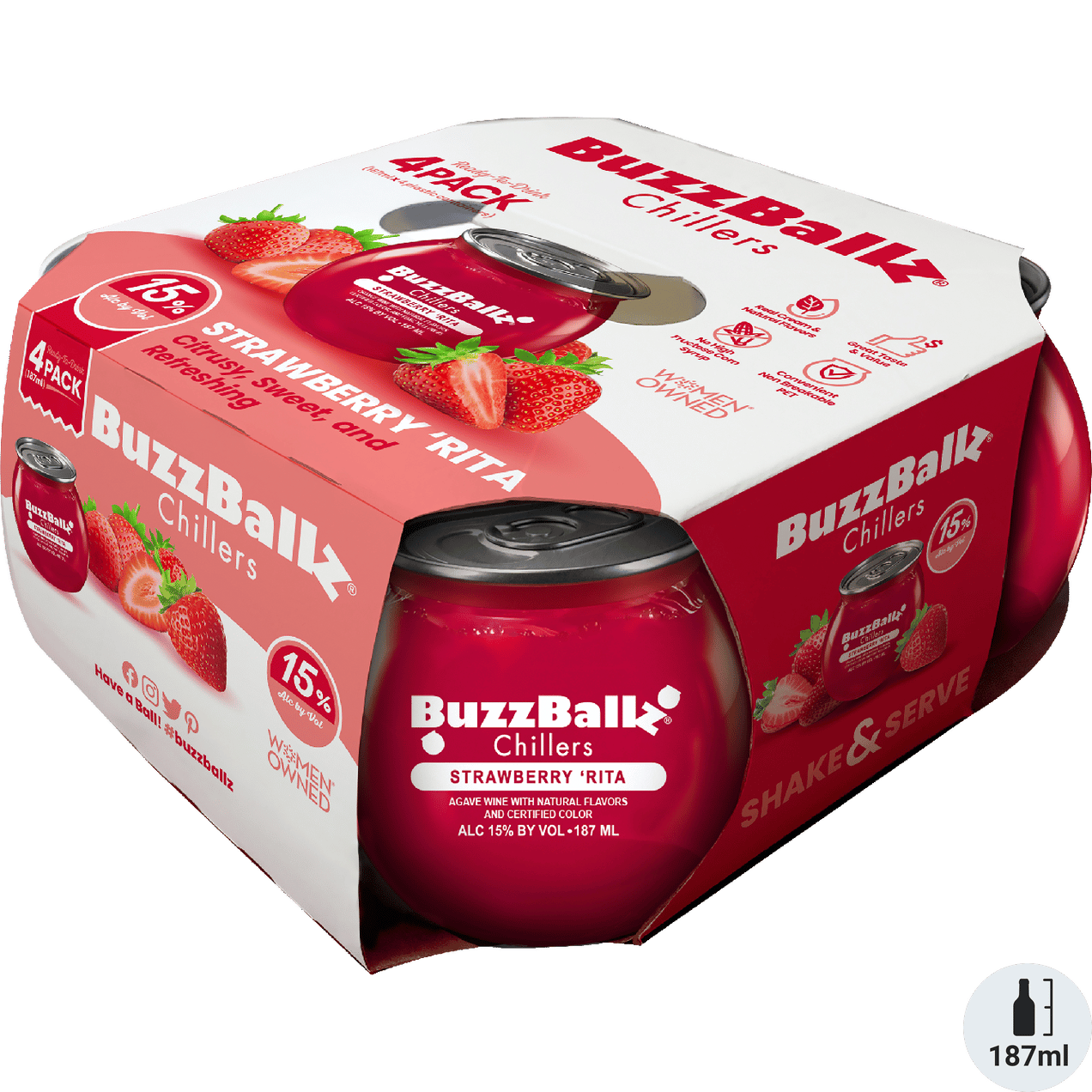 Buzzballz Chillers Strawberry 'Rita