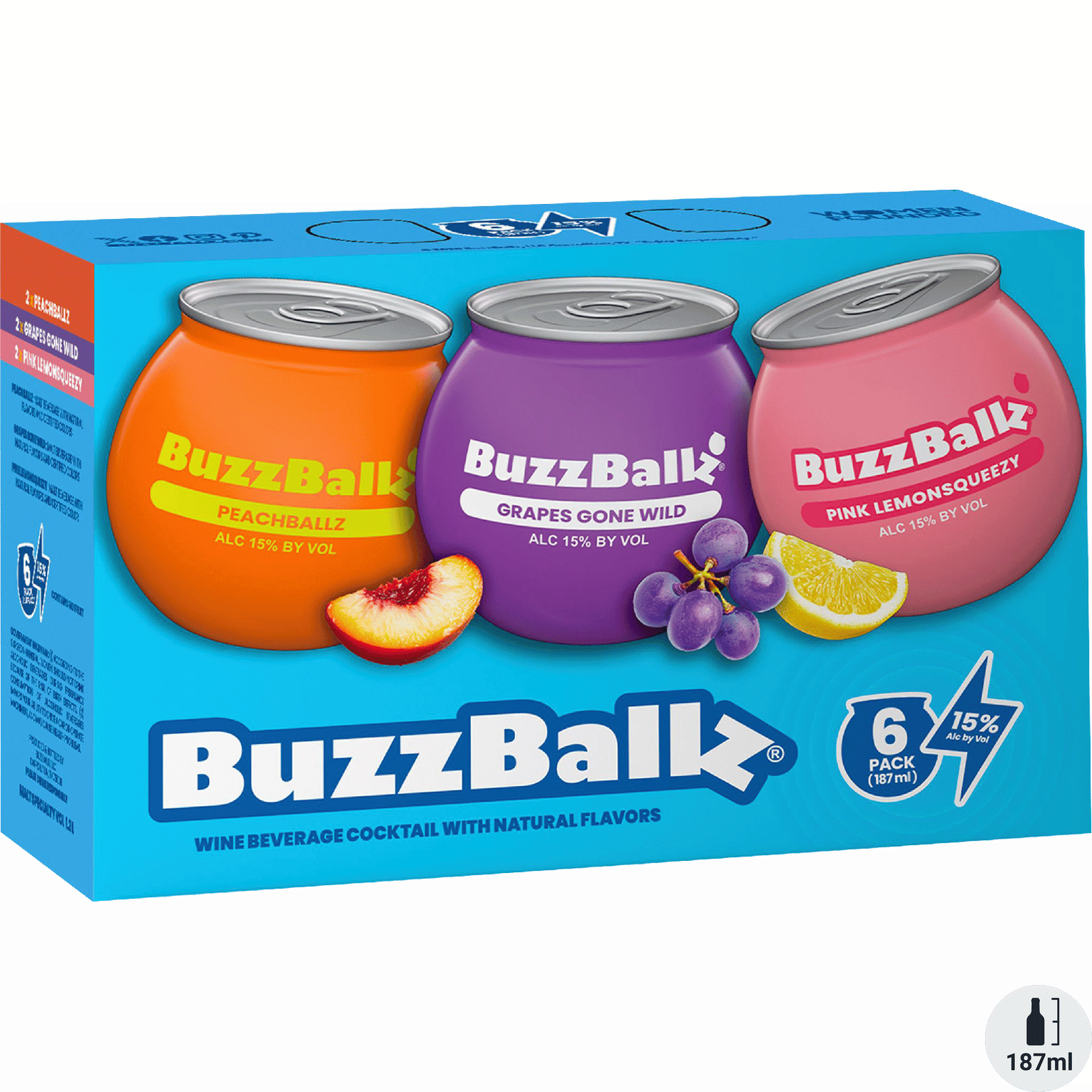 BuzzBallz Fruity Faves Chillers 6 Pack