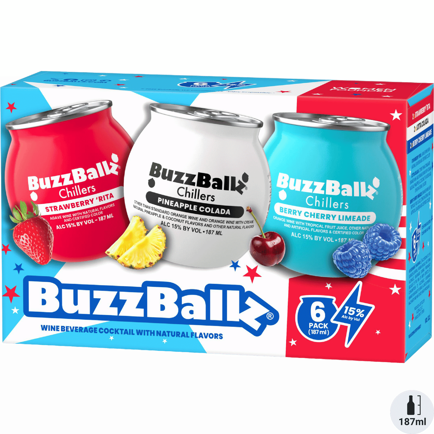 BuzzBallz Chillers Americana Variety Pack