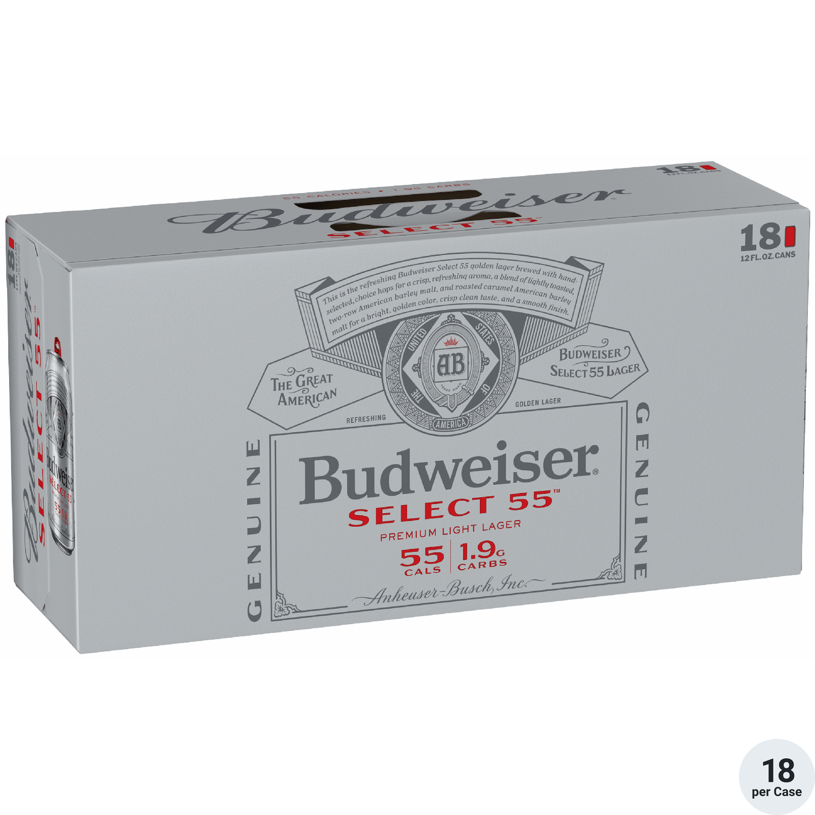 Budweiser Select 55 American Lager Beer