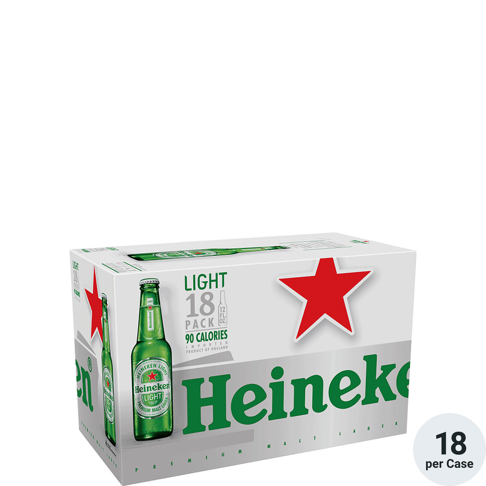 Heineken Light 18-12oz Btls