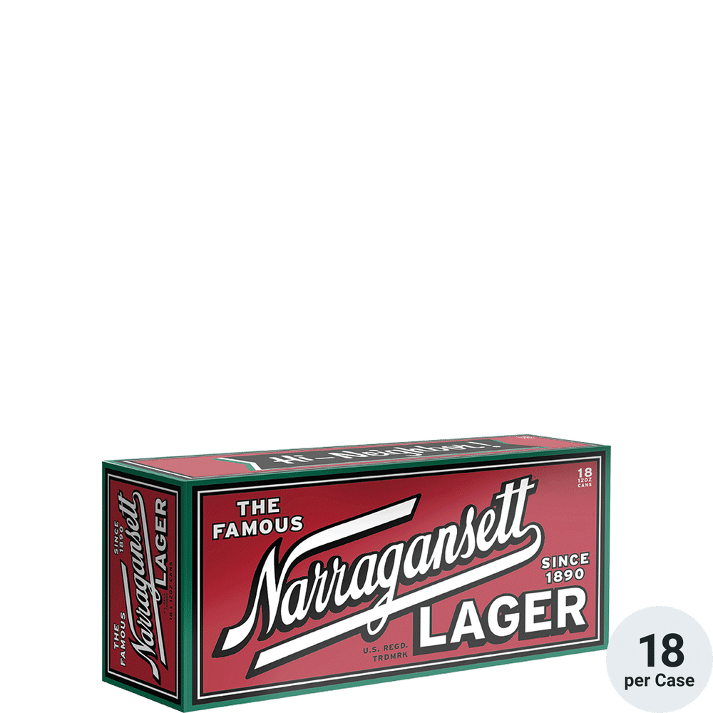 Narragansett Lager 18-12oz Cans