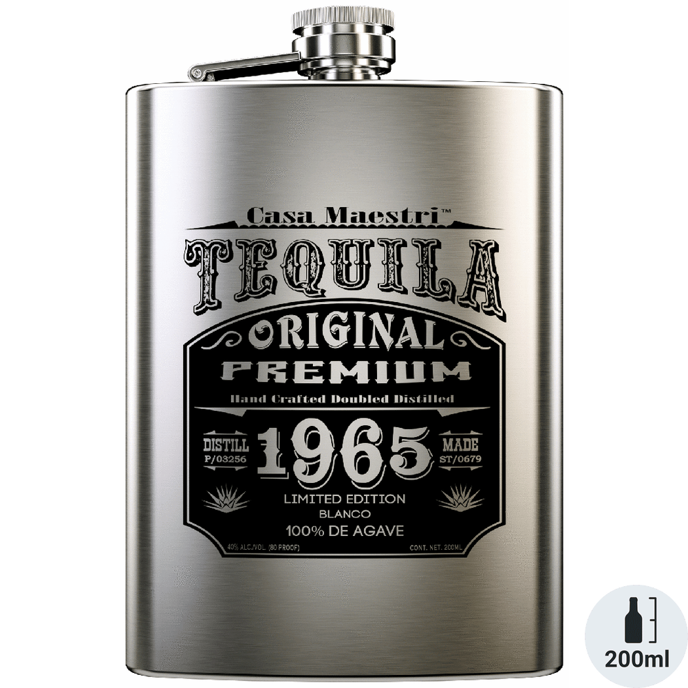 Casa Maestri Flask Blanco Tequila