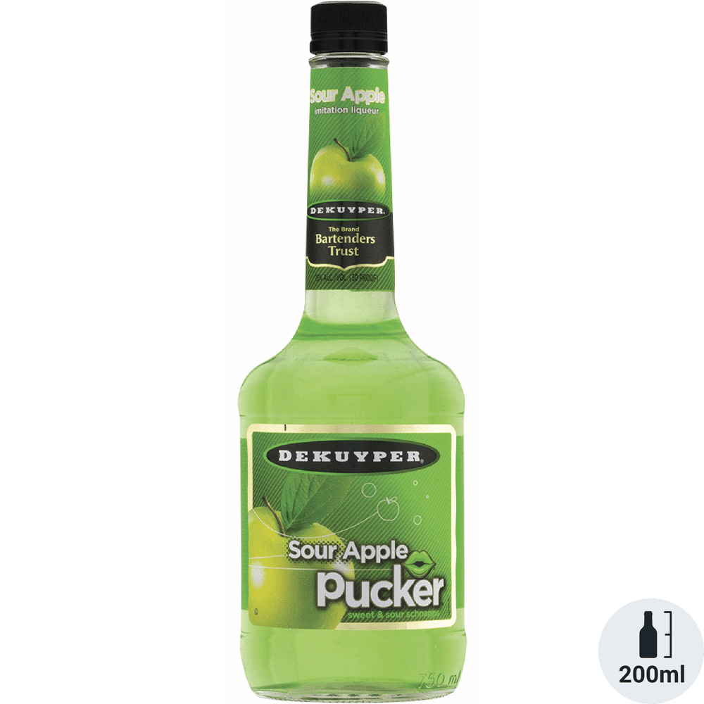 DeKuyper Sour Apple Pucker Liqueur