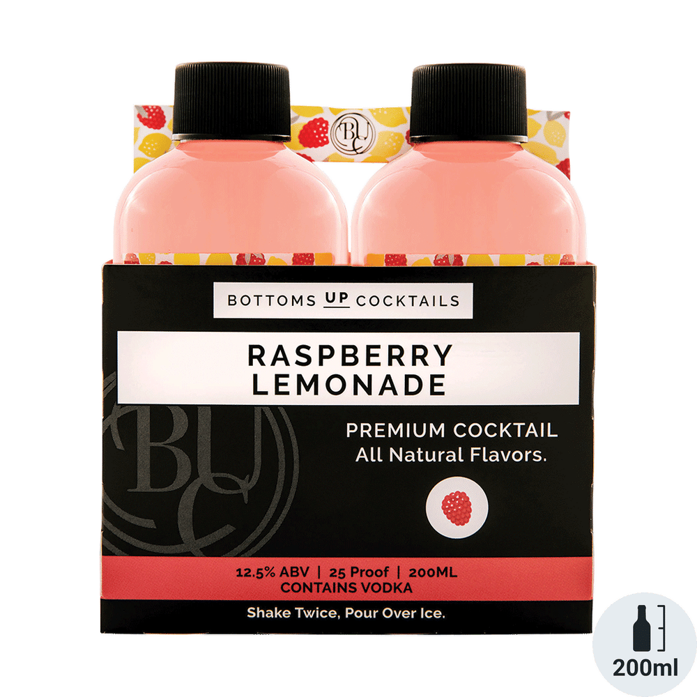 Bottoms Up Raspberry Lemonade