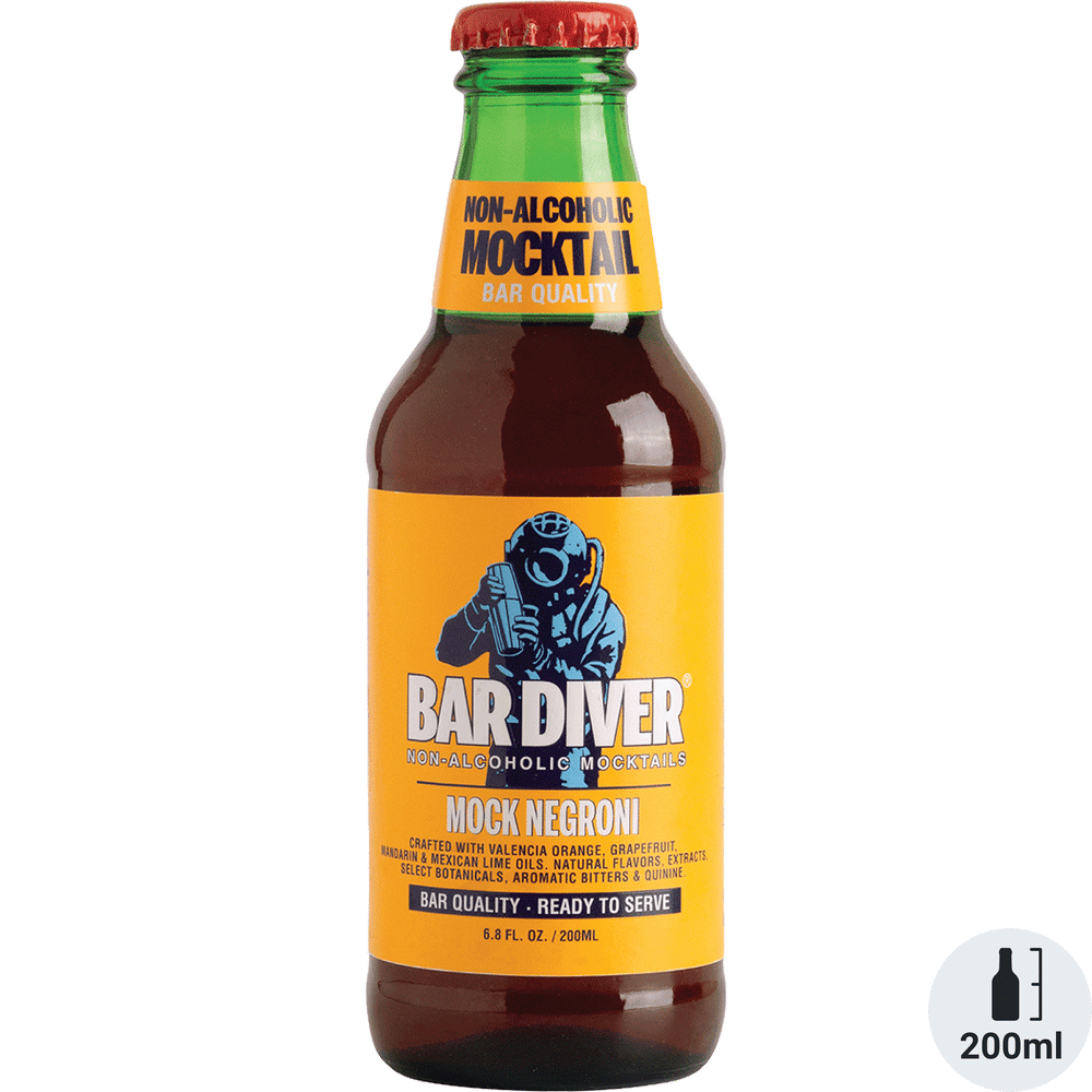 Bar Diver Non-Alcoholic Negroni Mocktail
