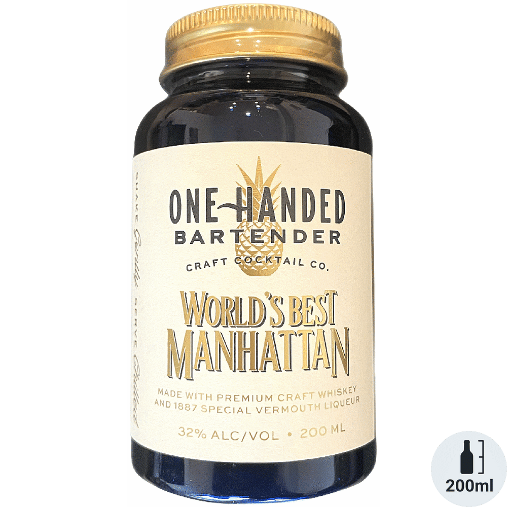 One Handed World's Best Manhattan