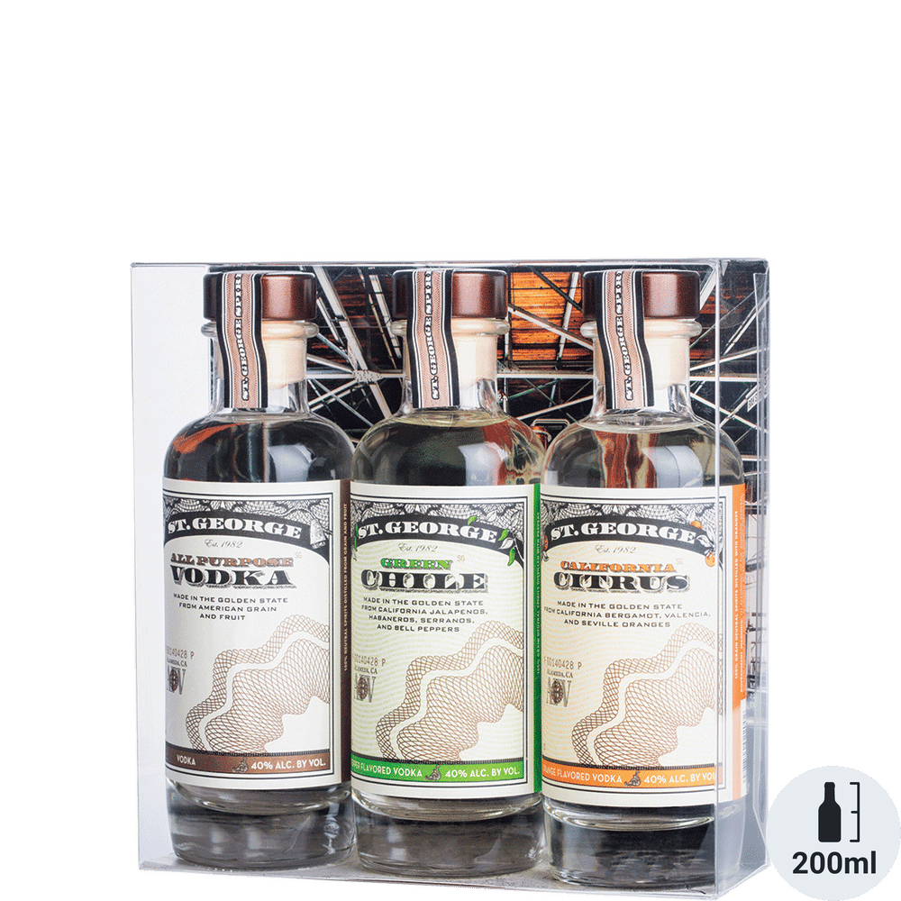 Saint George Vodka Collection 200ml 3 Pack