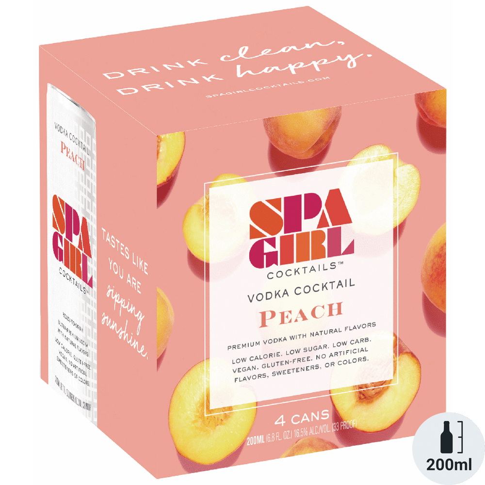 Spa Girl Vodka Cocktail Peach