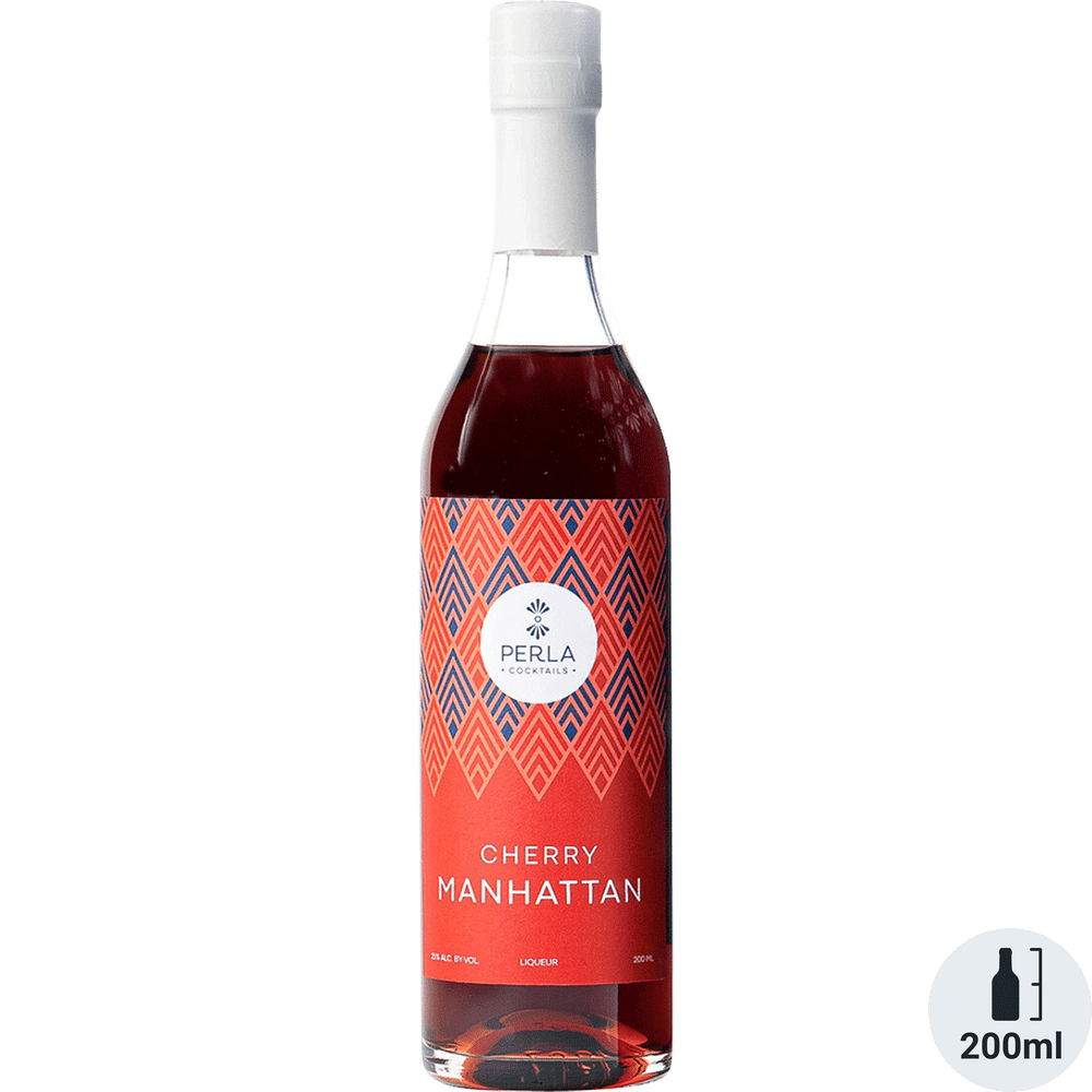 Perla Cocktails Cherry Manhattan