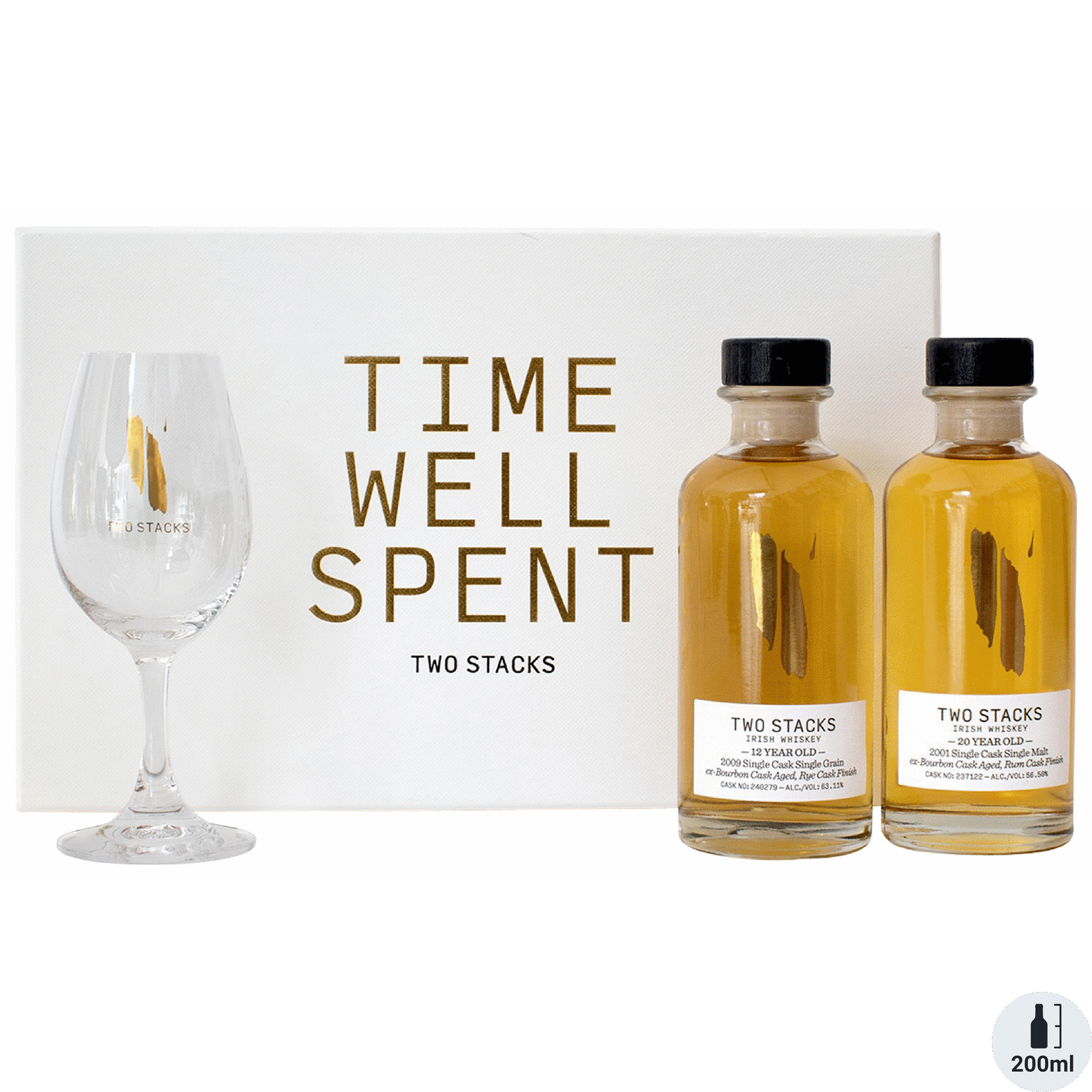 Two Stacks Irish Whiskey Time Well Spent Gift Pack