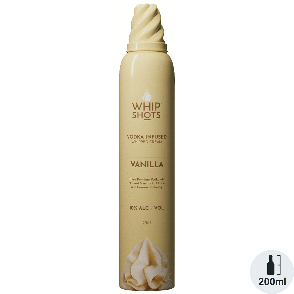 Whip Shots Vanilla Vodka Infused Whipped Cream