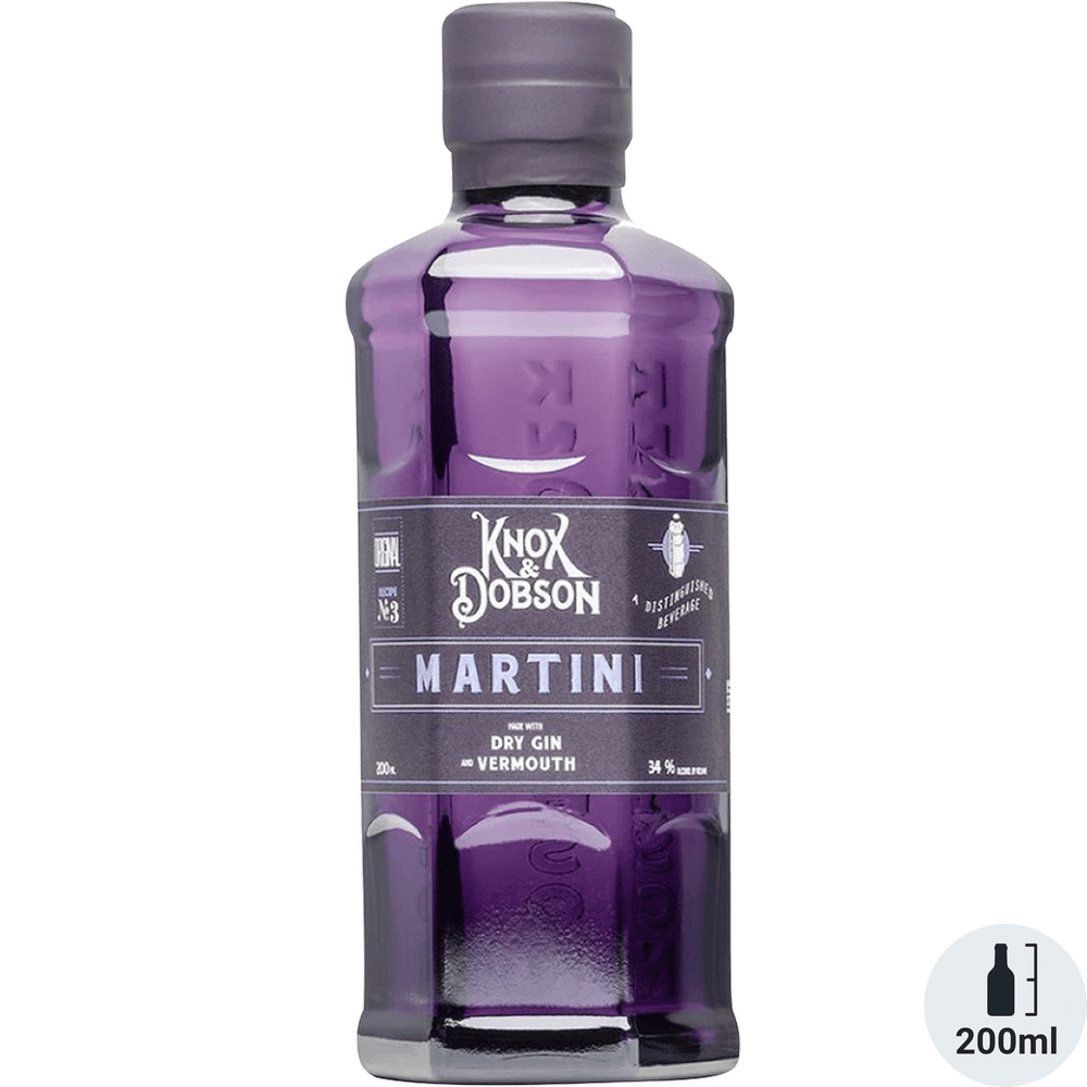 Knox & Dobson Classic Gin Martini Cocktail