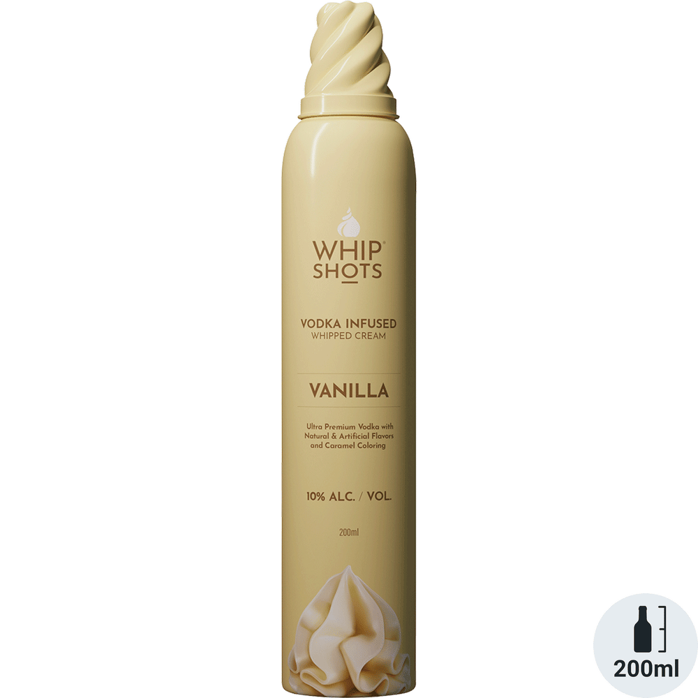 Whip Shots Vanilla Vodka Infused Whipped Cream 200ml