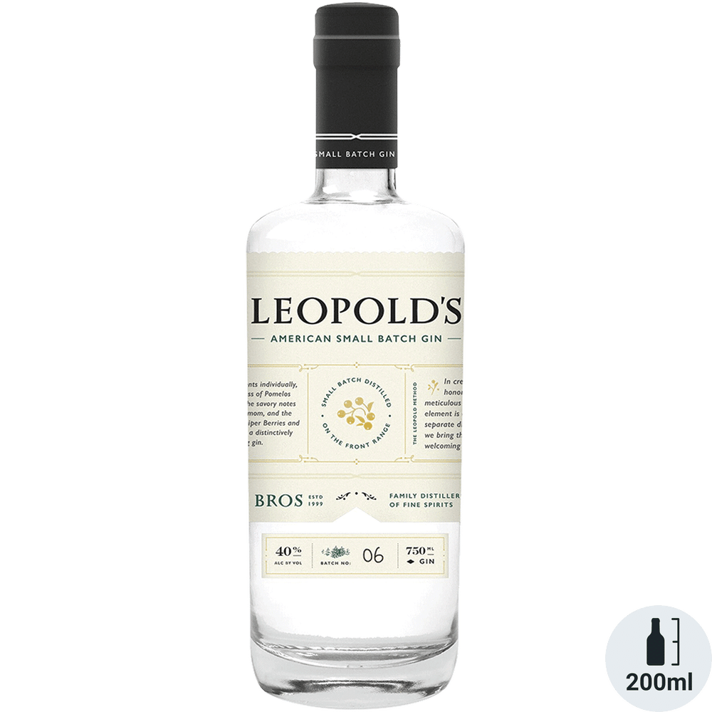 Leopold's American Small Batch Gin 200ml