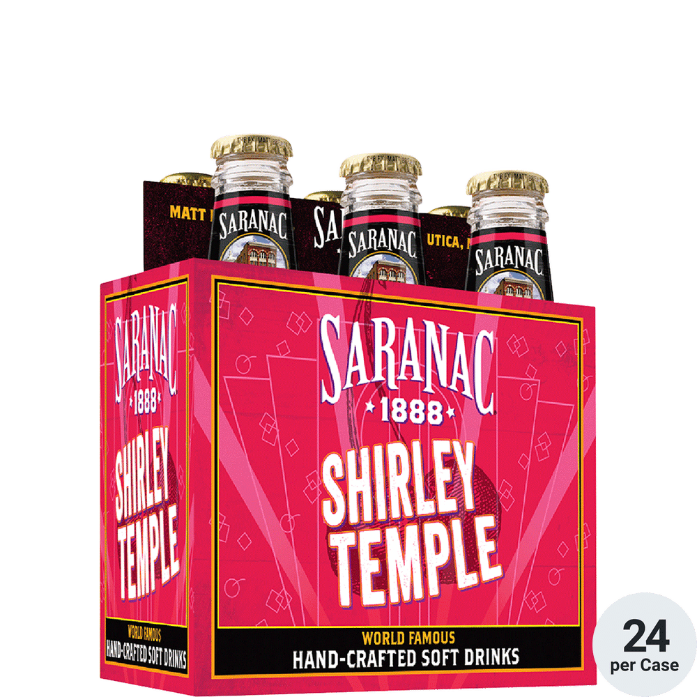 Saranac Soda Shirley Temple