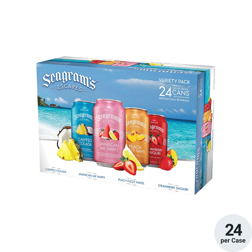 Seagrams Escapes Variety Pack Hard Beverage