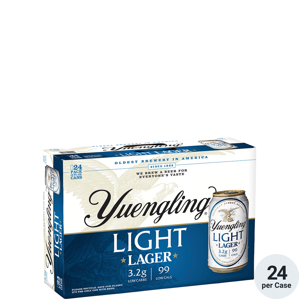 Yuengling Light Lager 24-12oz Cans